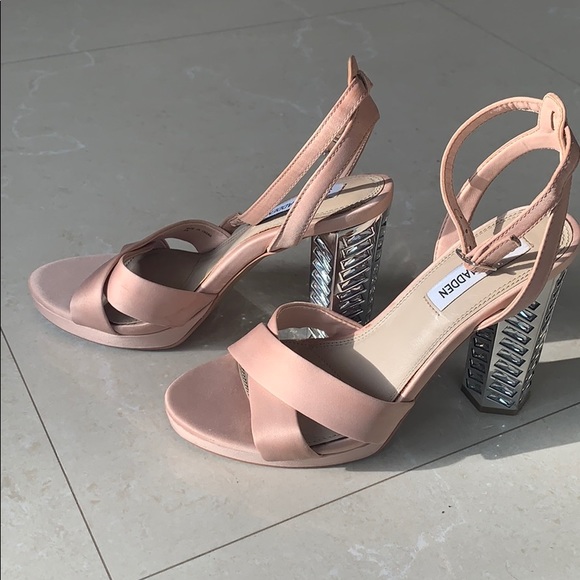 Steve Madden Adeline pink high heel sandals - Picture 3 of 8